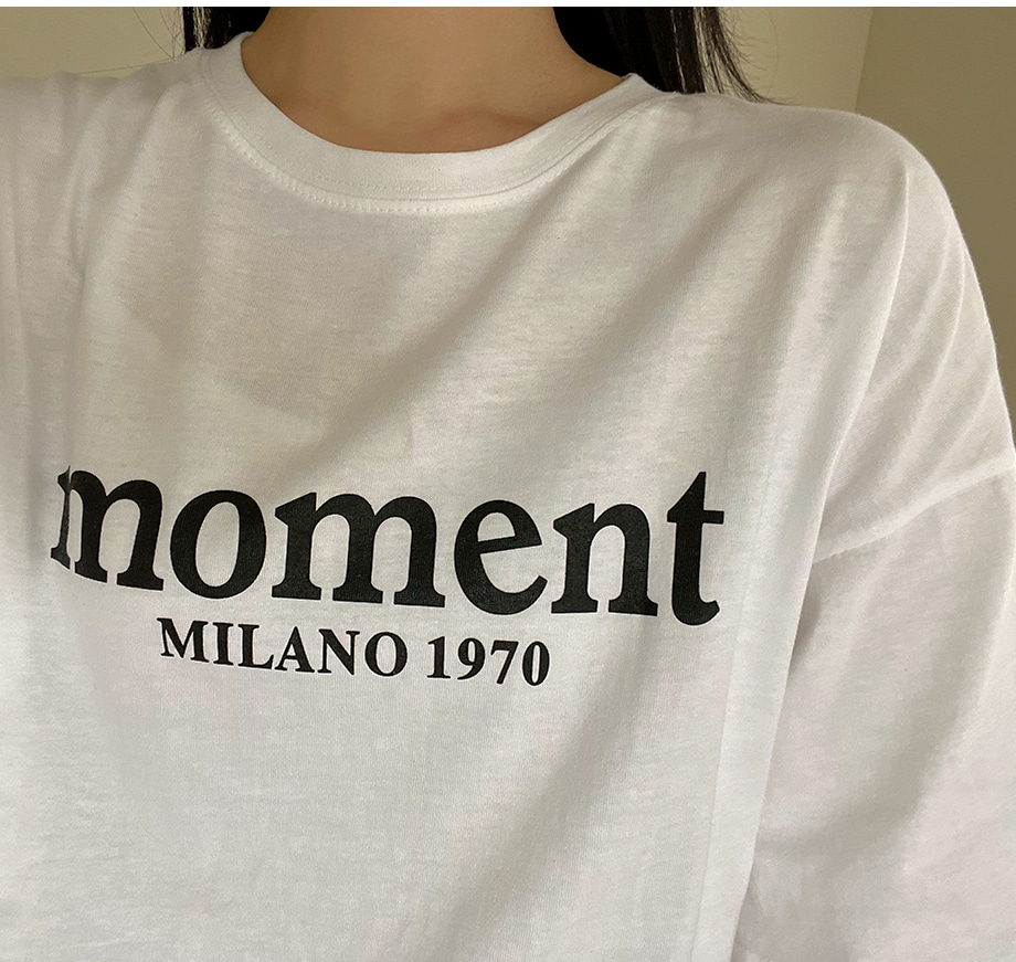 RIRINCO moment フロントロゴ半袖Tシャツ