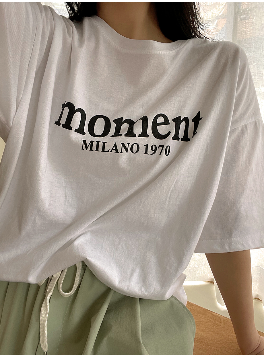 RIRINCO moment フロントロゴ半袖Tシャツ