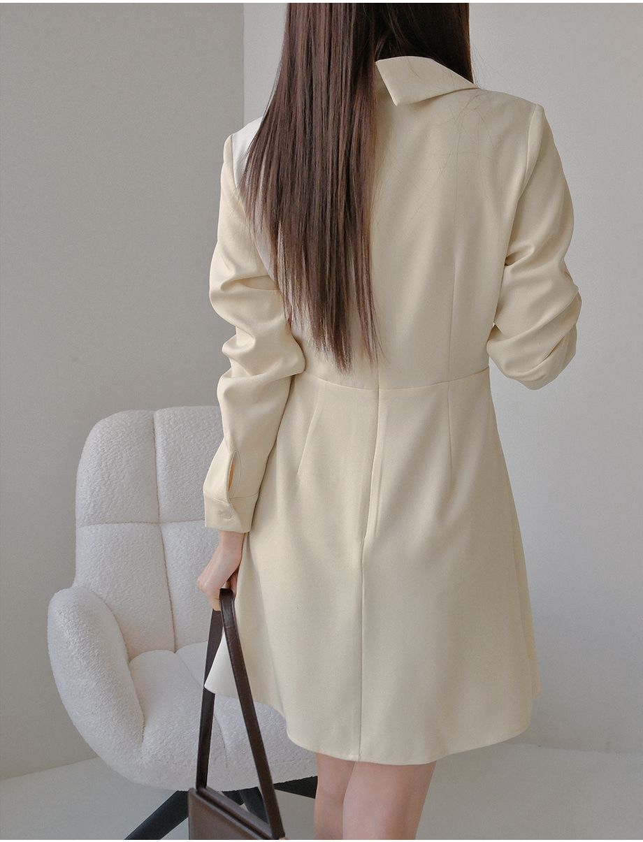 リリエンコ ラップスタイルストラップミニワンピース