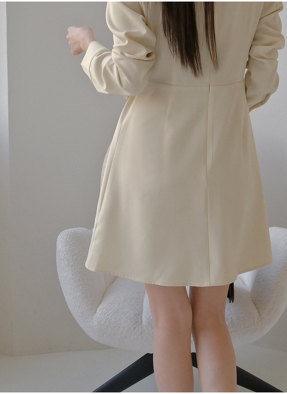 リリエンコ ラップスタイルストラップミニワンピース