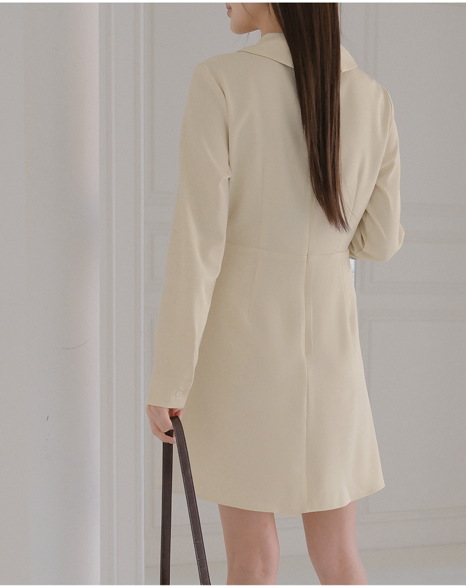 リリエンコ ラップスタイルストラップミニワンピース